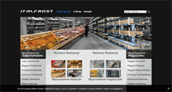 Desktop Screenshot of italfrost.pl